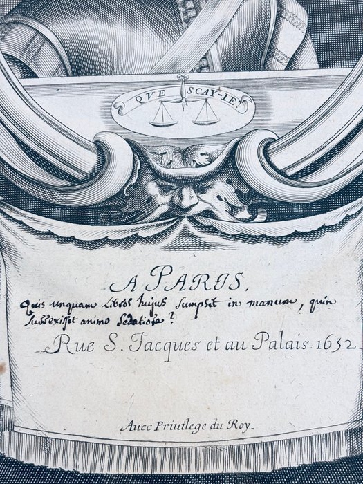 Michel de Montaigne - Les Essais de Michel, seigneur de Montaigne, dernière édition... avec portrait. - 1652