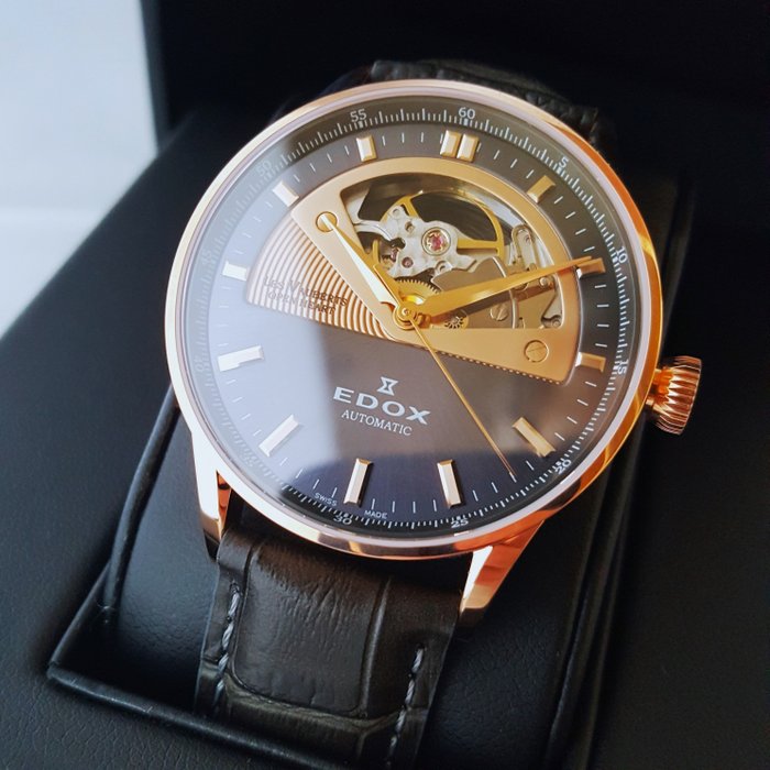 Edox - Swiss Automatic - In House Calibre 85 - ETA 2824 - LES VAUBERTS 1685 - Gold - Mænd - Ny