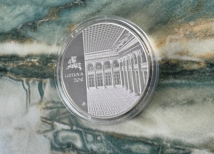 Litauen. 20 Euro 2022 "100th Anniversary of the Bank of Lithuania" Proof  (Ingen mindstepris)