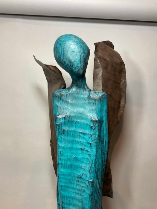 Karol Dusza (1972) - I'm your guardian angel  ( 98cm, Wood) - Large