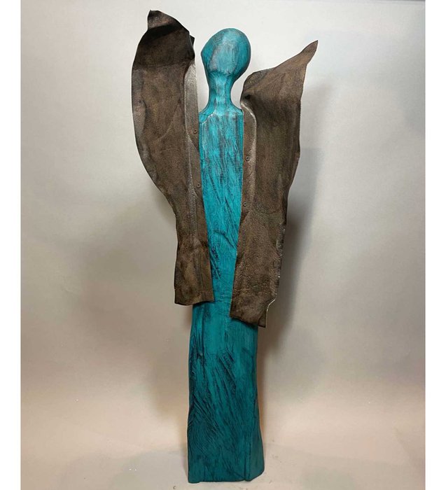 Karol Dusza (1972) - I'm your guardian angel  ( 98cm, Wood) - Large