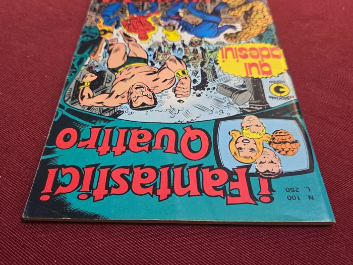 I Fantastici Quattro n 100 - originale completo di  Adesivi - 1 Comic - Første udgave