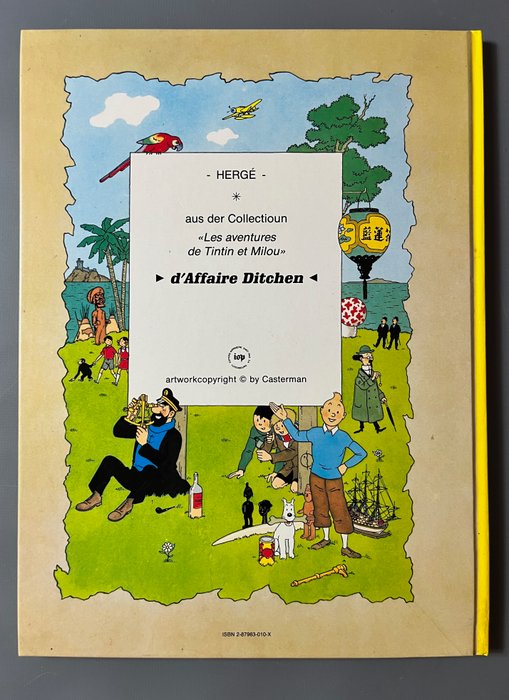 Tintin - L'affaire Tournesol/D'affaire Ditchen - Luxembourgeois - 1 Album - Første udgave/genoptryk - 1987