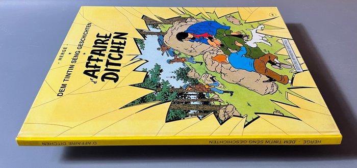 Tintin - L'affaire Tournesol/D'affaire Ditchen - Luxembourgeois - 1 Album - Første udgave/genoptryk - 1987