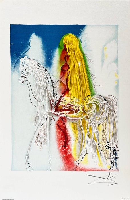 Salvador Dali (1904-1989) - Lady Godiva