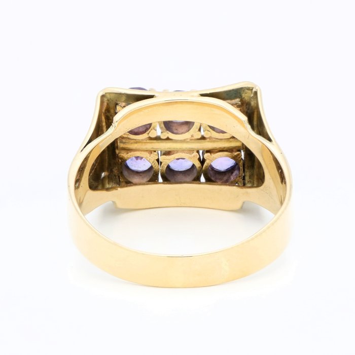 Ring - 14 karat Gulguld - 1,32 ct