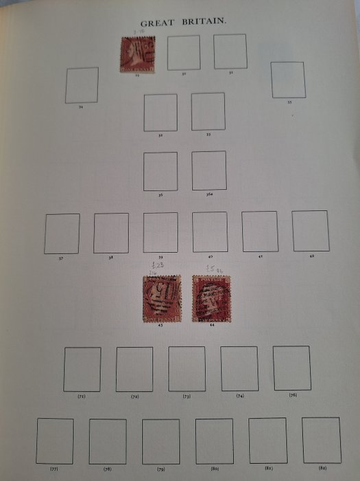 Storbritannien 1841/1981 - Windsor album stempler inkluderet er nogle uden monteringer, da jeg ikke har nogen, monteret mint og