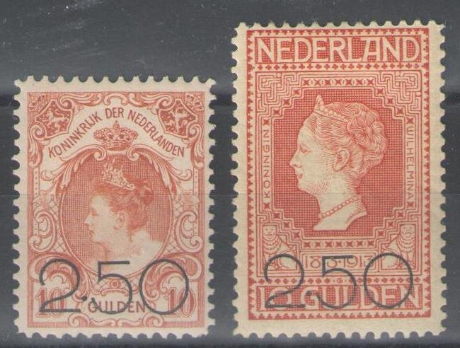 Holland 1920 - Klareringsproblem - NVPH 104/105