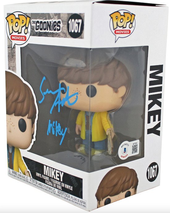 The Goonies - Funko Pop - #1067 Sean Austin -  Autograph  Inscription - Beckett COA