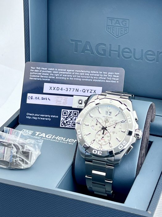 TAG Heuer - Aquaracer Chronograph 300M. - Ingen mindstepris - CAY1111 - Mænd - 2011-nu