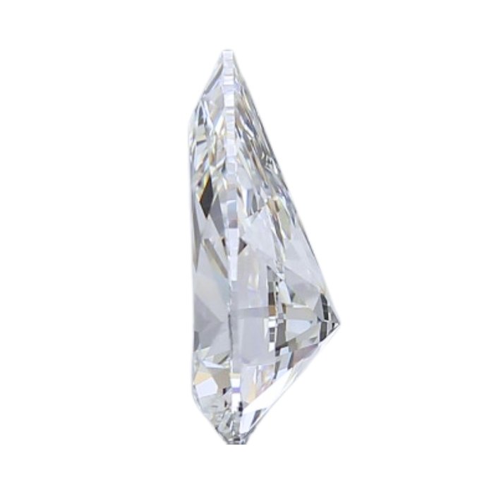 1 pcs Diamant  (Natur)  - 1.50 ct - Pære - F - IF - Gemological Institute of America (GIA)