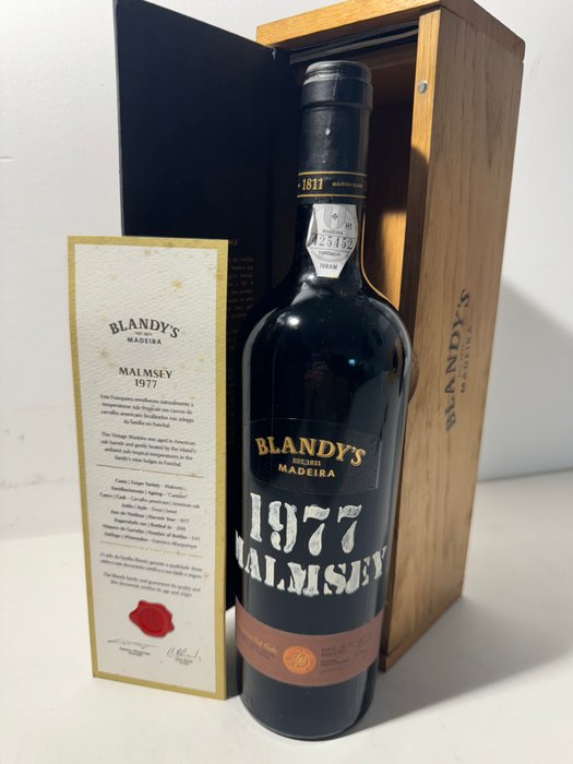 1977 Blandy's - Madeira Malmsey (Malvasia) - 1 Flaske (0,75L)