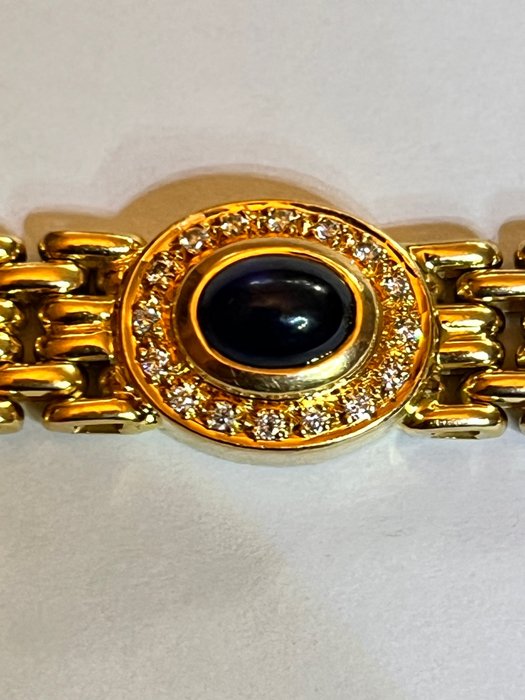 18 kraat Gulguld - Armbånd - 2.00 ct Safir - Diamanter, Rubiner, Safirer, Smaragder