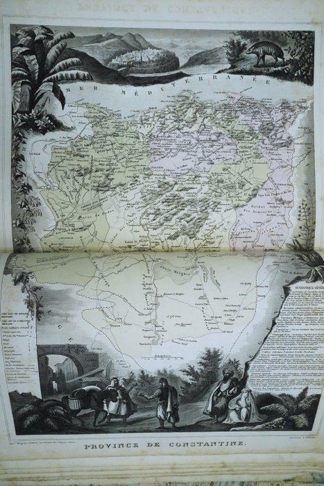 M. Vuillemin / Ernest Poirée - La France et ses colonies. Atlas - 1871