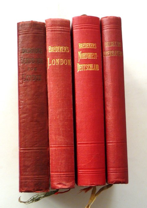 Karl Baedeker - Baedeker's London and Its Environs / Oberbayern / Nordwest-Deutschland / London - 1909-1923