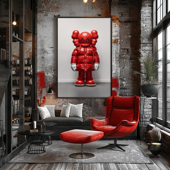 Artxlife - Red Kaws Moncler [XXL]