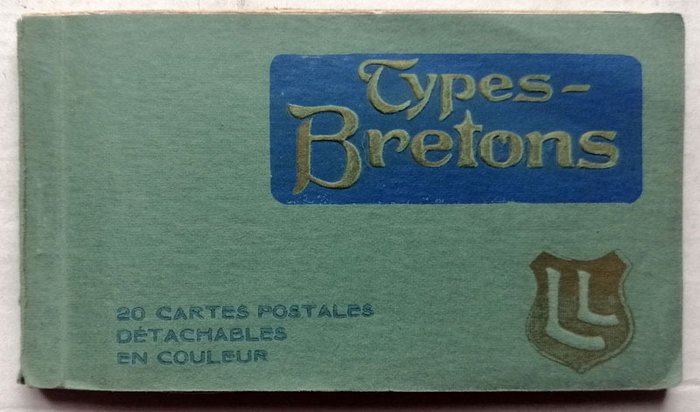 Types Bretons 18 cartes postales - 1900