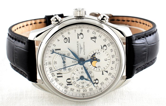 Longines - 'Master Collection Chrono Moonphase' - Column Wheel Chronograph - Ref. No: L2.773.4.78.3 - Mænd - 2011-nu