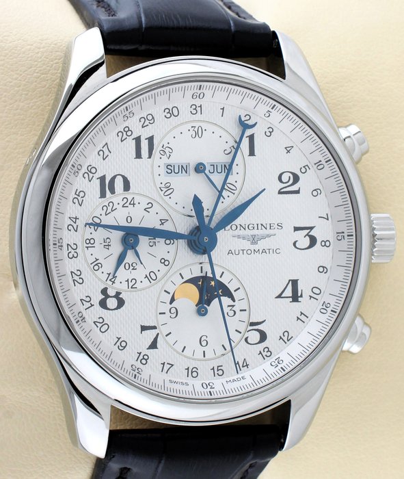 Longines - 'Master Collection Chrono Moonphase' - Column Wheel Chronograph - Ref. No: L2.773.4.78.3 - Mænd - 2011-nu