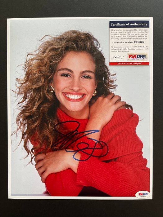 Pretty Woman. Julia Roberts (Vivian) - Signed in Person - with PSA/DNA Certificate - Autograph, photo - No Reserve!