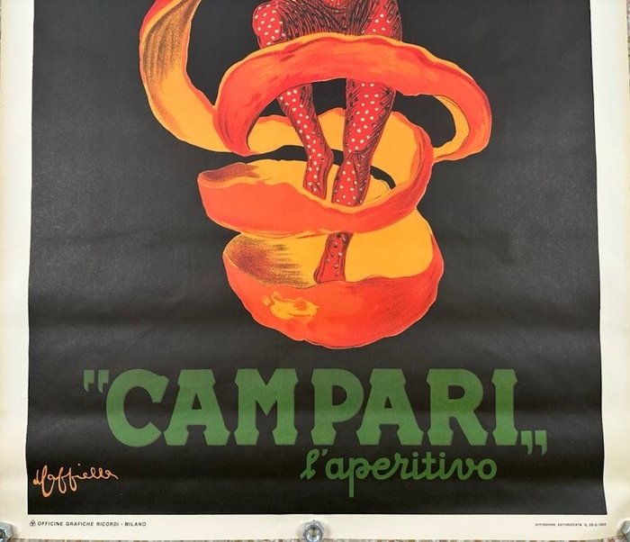 Leonetto Cappiello - Poster Pubblicitario- Campari Spiritello (CAPPIELLO) - 1950‹erne