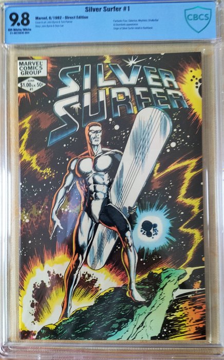 The Silver Surfer V2 #1 - one shot - 1 Graded comic - 1982 - CBCS 9.8