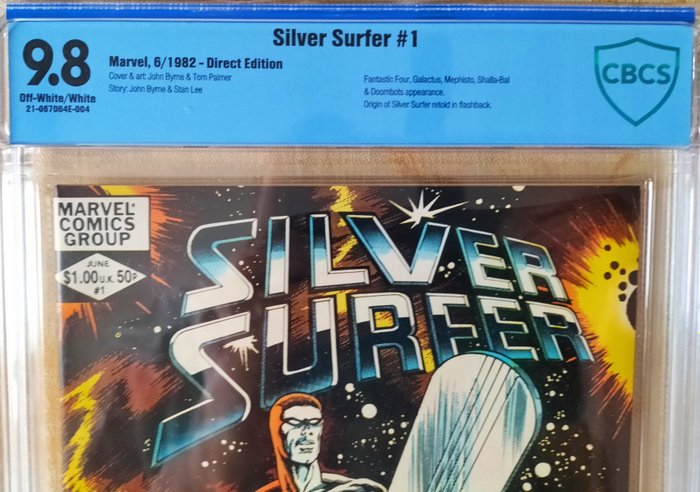 The Silver Surfer V2 #1 - one shot - 1 Graded comic - 1982 - CBCS 9.8