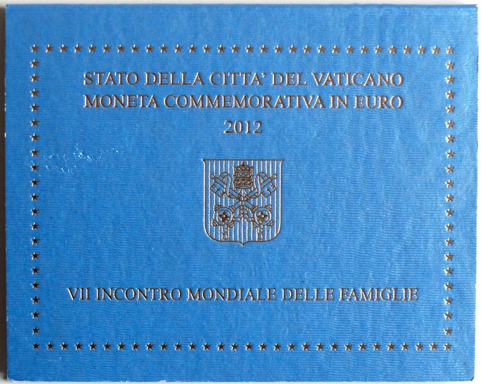 Vatikanstaten. 2 Euro 2012/2018 "Incontro Mondiale delle Famiglie" + "Padre Pio" (2 pieces)  (Ingen mindstepris)