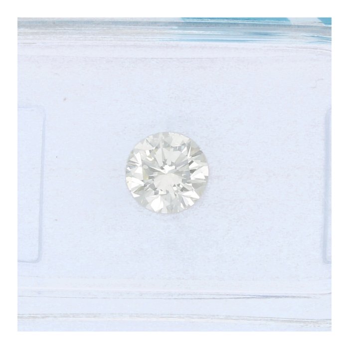 Ingen mindstepris - 1 pcs Diamant  (Natur)  - 0.60 ct - Rund - J - VVS2 - International Gemological Institute (IGI)