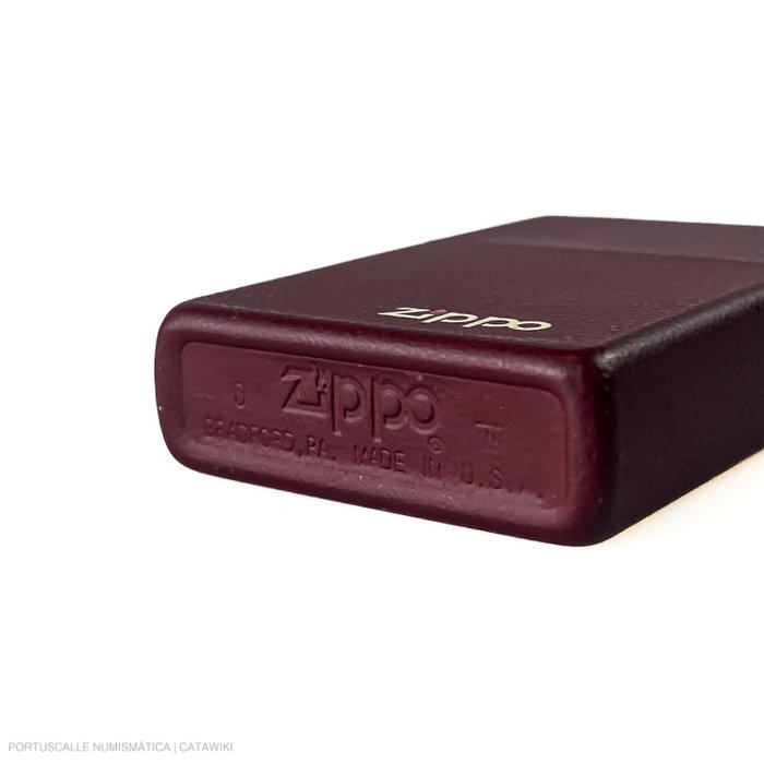 Zippo - Bordeux Mat - Lighter - Stål (rustfrit)