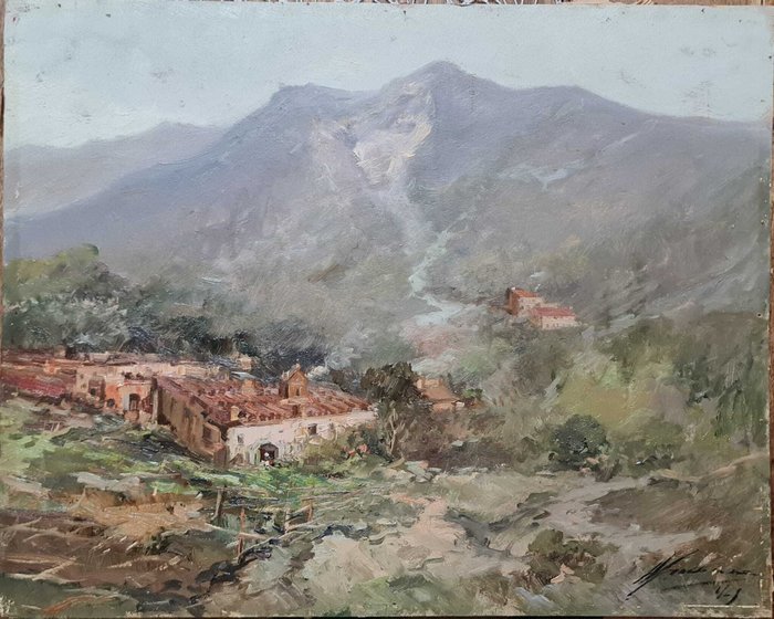 Antonio Gravina (1934-2011) - Veduta di Massa Carrara - NO RESERVE