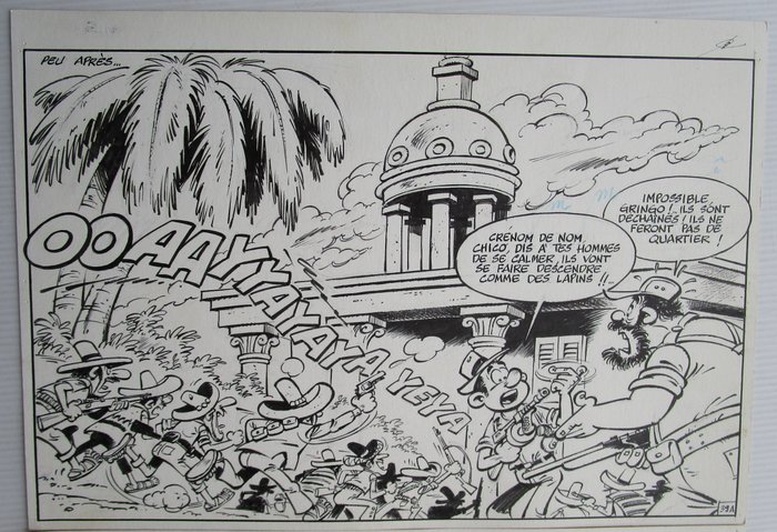 Berck - 1 Original page - Sammy 3 - El Presidente - 1974