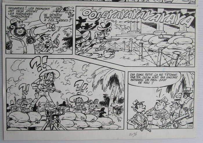 Berck - 1 Original page - Sammy 3 - El Presidente - 1974