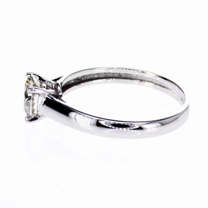 Ingen mindstepris - Forlovelsesring - 14 karat Hvidguld -  102ct tw Diamant (Natur)