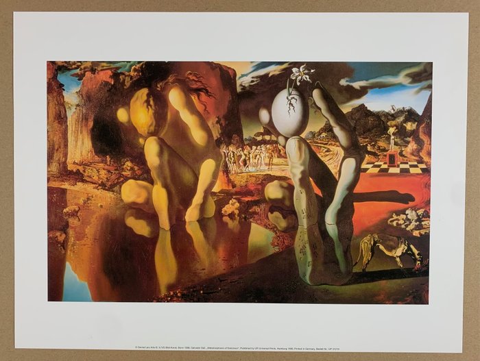 Salvador Dali (1904-1989) - Metamorphosis of Narcissus, 1937 - Artprint - 30 x 40 cm