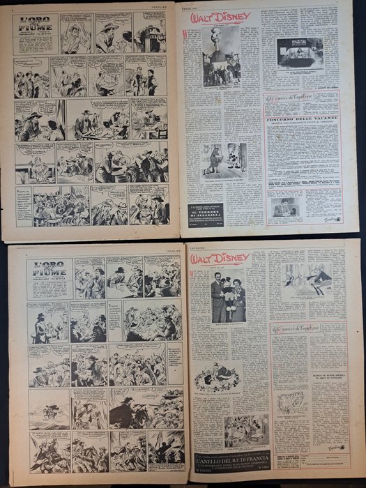 Topolino Giornale 1948 - 10 Comic - 1948