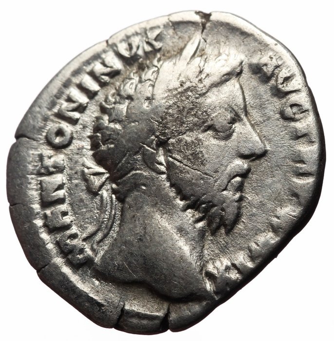 Romarriket. Marcus Aurelius (AD 161-180). Denarius Unpublished and unique!