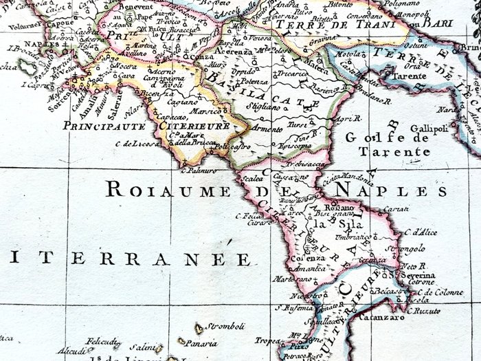 Italien - Sicile, Calabre, Pouilles; Louis-Charles DESNOS - Etats du Roi des Deux-Siciles - 1781-1800