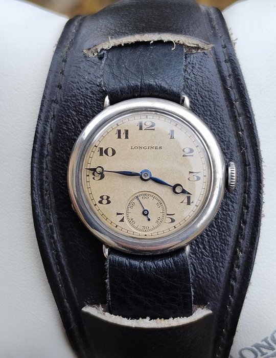 Longines - 10.86N  Silver  Trench Watch - Ingen mindstepris - 1472249 - Mænd - 1901-1949