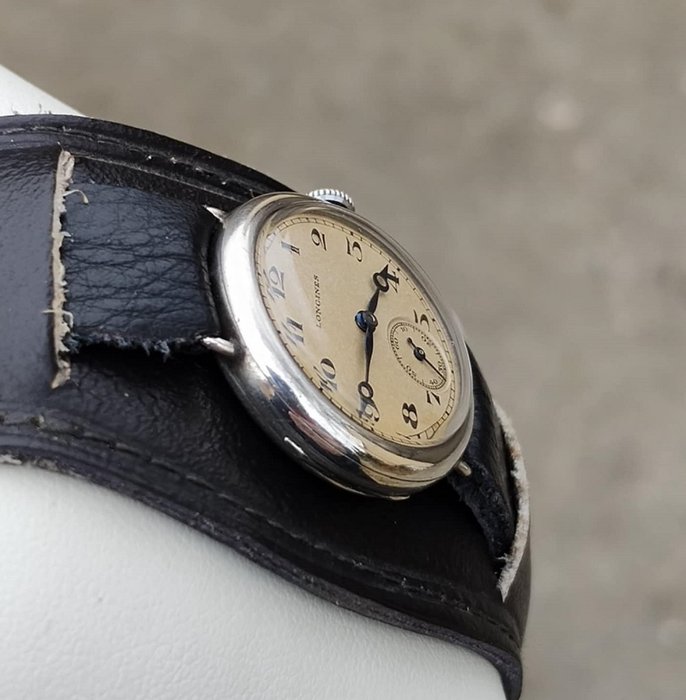 Longines - 10.86N  Silver  Trench Watch - Ingen mindstepris - 1472249 - Mænd - 1901-1949