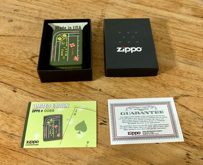 Zippo - GAMBLING - Lighter - Stål (rustfrit)