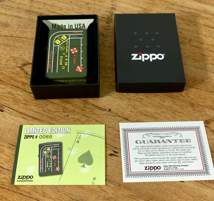 Zippo - GAMBLING - Lighter - Stål (rustfrit)