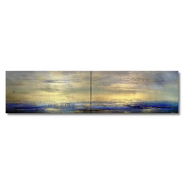 Anderle - Golden lake III - Diptych - XXL