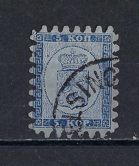 Finland 1860 - Finland nummer 3B attesterer Schwenson - Michel  3B