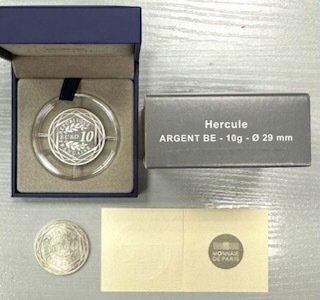 Frankrig. 10 Euro 2009/2012 "Semeuse" + "Hercule" (2 monnaies) Proof  (Ingen mindstepris)