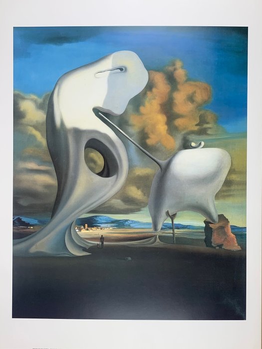 Salvador Dali (1904-1989) - L Angelus Architectonique de Milles - Artprint - 80 x 60 cm