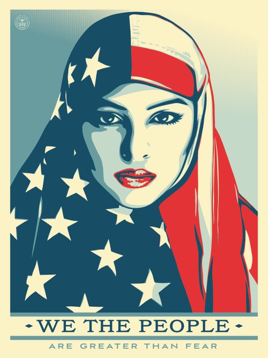 Shepard Fairey (OBEY) (1970) - 3 prints We the People campaign