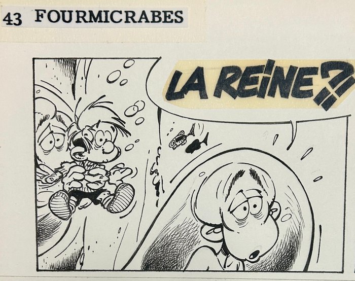 Seron, Pierre - 1 Original page - Les Petits Hommes T33 - Les Fourmicrabes - 2001