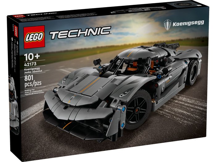 Lego - Technic - 42173 - NEW - MISB - SUPER ZESTAW -Lego Technic - Hipersamochód Koenigsegg Jesko Absolut