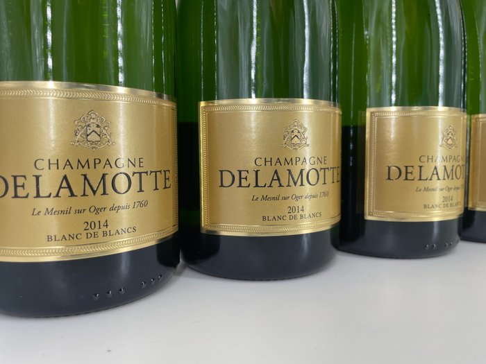 2014 Champagne Delamotte Blanc de Blancs Vintage Brut - Champagne - 6 Flasker (0,75 L)